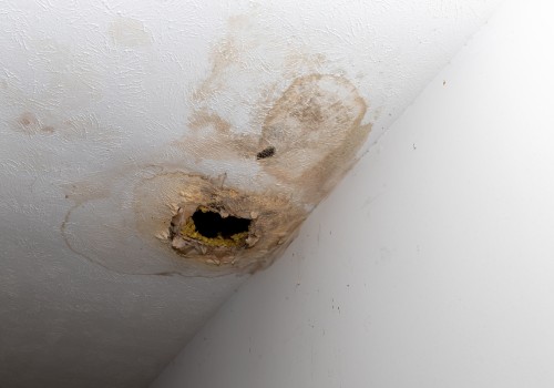 Does water stained drywall need to be replaced?
