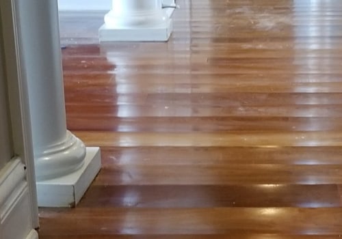 How long does it take for wood floors to buckle from water damage?